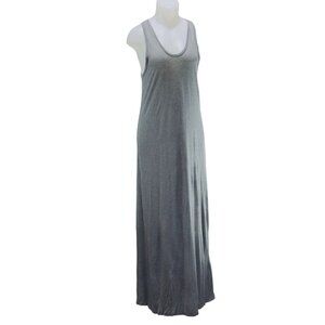 GAP Women's Gray Maxi Dress 100% Rayon Size Petite M